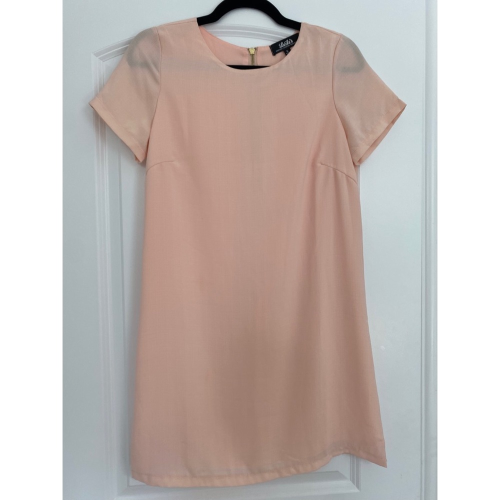 Lulu’s | Shift and Shout | Blush Pink Shift Dress